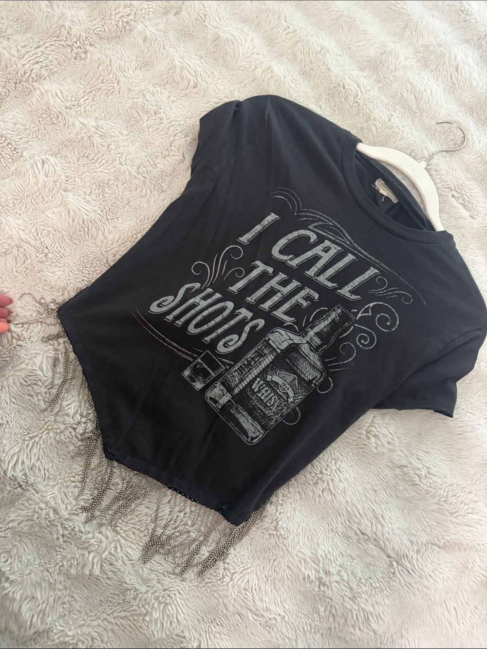 I Call The Shots  Fringe Crop Top - Modish Rebel Sm